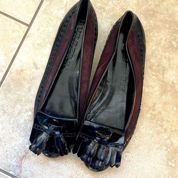 Burberry Oxford tassel ballet flats - Picture 1 of 6